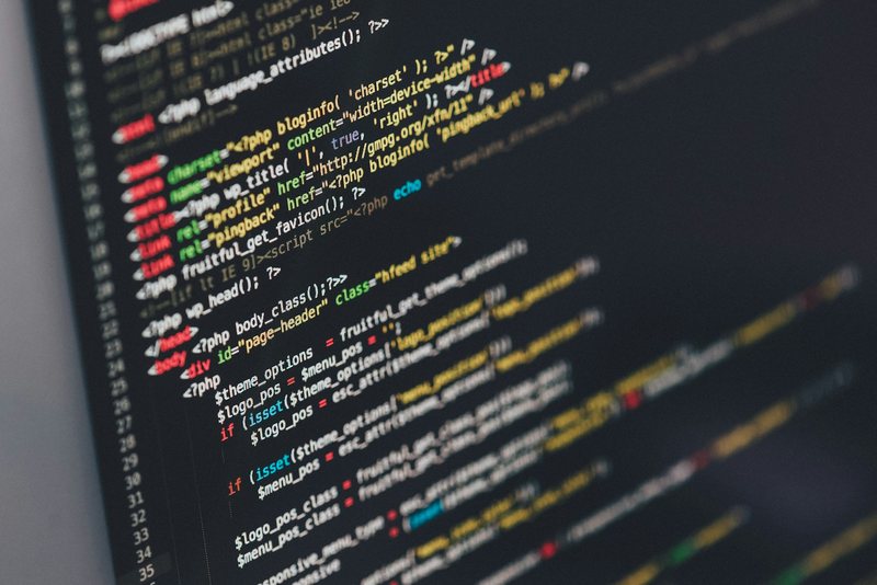 Code PHP d’un thème WordPress affiché à l’écran